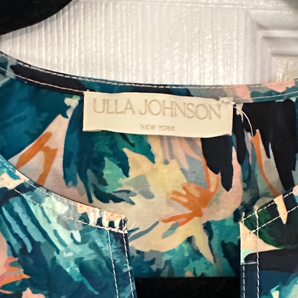 Ulla Johnson Suri Floral Cotton Top - Picture 3 of 6